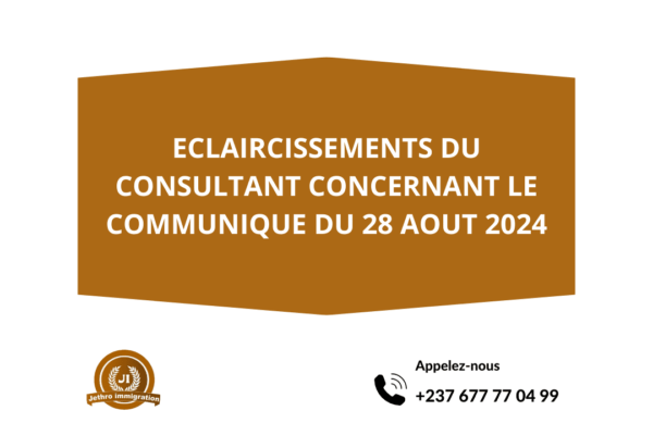 ECLAIRCISSEMENTS DU CONSULTANT CONCERNANT LE COMMUNIQUE DU 28 AOUT 2024 (2)